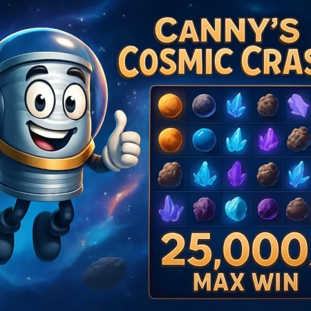 Hacksaw Gaming Unleashes Canny’s Cosmic Crash, a 25,000x Max Win Powerhouse